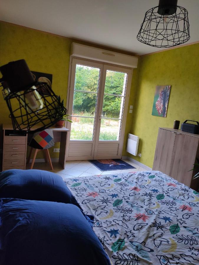 Chambre Avec Sdb Privative En Pleine Campagne Baillou ภายนอก รูปภาพ
